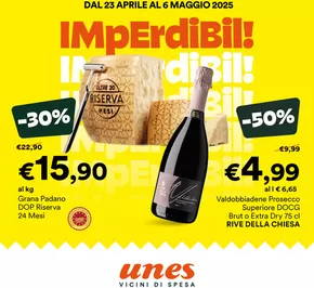 Offerte di Iper e super a Galliate | Vicini di spesa in Unes | 23/4/2025 - 6/5/2025