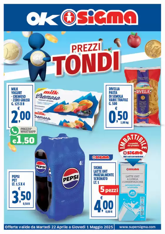 Volantino Sigma a San Felice Circeo | Prezzi tondi | 22/4/2025 - 1/5/2025