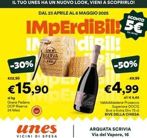 Volantino Unes a Savignone | Vicini di spesa | 23/4/2025 - 6/5/2025
