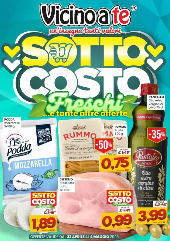 Volantino Vicino a Te a Ollastra | Sotto costo | 22/4/2025 - 4/5/2025