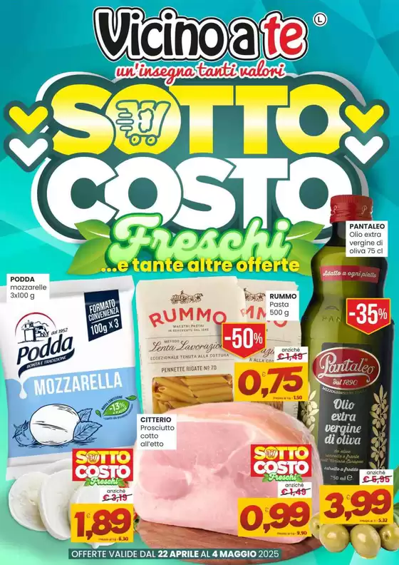 Volantino Vicino a Te a Terralba | Sotto costo | 22/4/2025 - 4/5/2025