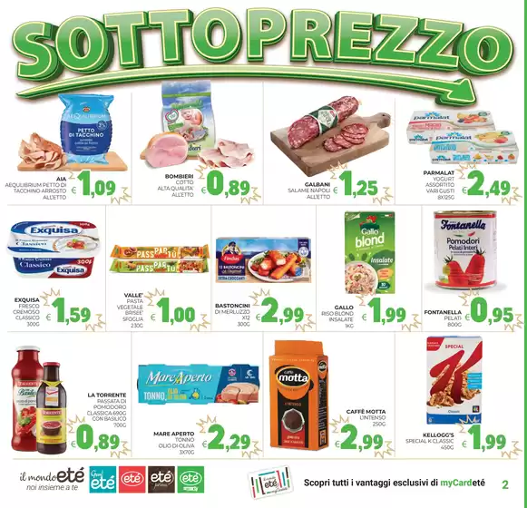 Volantino Etè a Pompei | Sotto Prezzo | 22/4/2025 - 1/5/2025