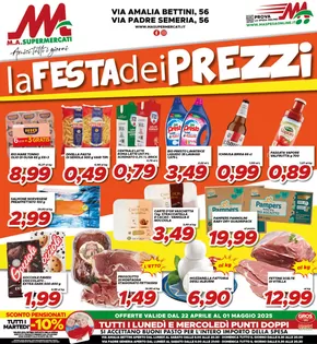 Volantino MA Supermercati a Roma | La festa dei prezzi | 22/4/2025 - 1/5/2025