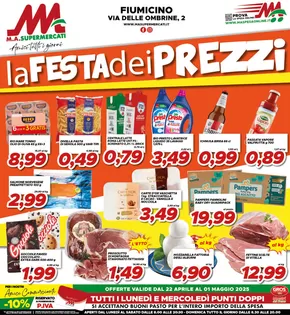 Volantino MA Supermercati a Roma | La festa dei prezzi | 22/4/2025 - 1/5/2025