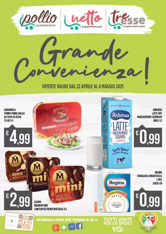 Volantino Supermercato Pollio a Sorrento | Grande Convenienza! | 22/4/2025 - 4/5/2025