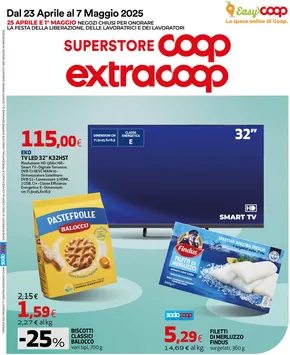 Offerte di Iper e super a Punta Marina Terme | Dal 23 aprile al 7 maggio 2025 in Superstore Coop | 23/4/2025 - 7/5/2025