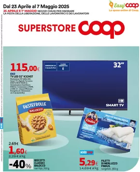 Volantino Superstore Coop a Venezia | Dal 23 aprile al 7 maggio 2025 | 23/4/2025 - 7/5/2025