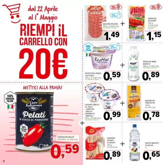 Volantino Todis a Palermo | Riempi il carrello con 20 euro | 22/4/2025 - 1/5/2025