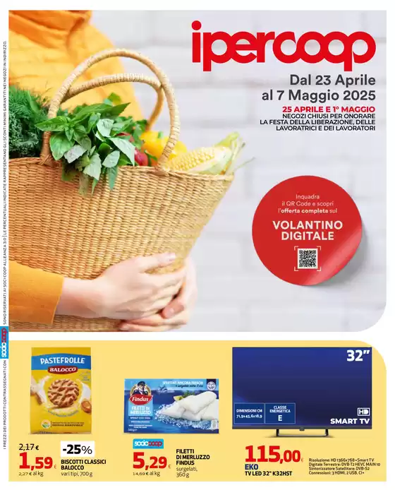 Volantino Ipercoop a Senigallia | Dal 23 aprile al 7 maggio 2025 | 23/4/2025 - 7/5/2025