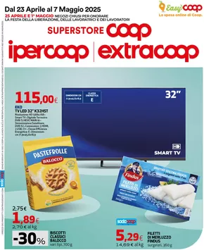Offerte di Iper e super a Bologna | Dal 23 aprile al 7 maggio 2025 in Ipercoop | 23/4/2025 - 7/5/2025