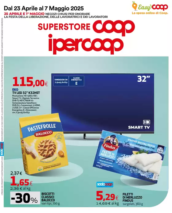 Volantino Ipercoop a Ferrara | Dal 23 aprile al 7 maggio 2025 | 23/4/2025 - 7/5/2025