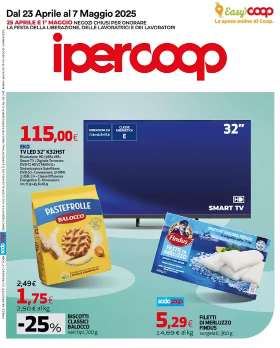 Volantino Ipercoop a Copparo | Dal 23 aprile al 7 maggio 2025 | 23/4/2025 - 7/5/2025