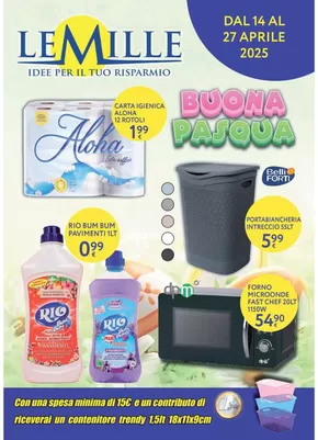 Offerte di Cura casa e corpo a Ribera | Buona Pasqua in Le Mille | 14/4/2025 - 27/4/2025