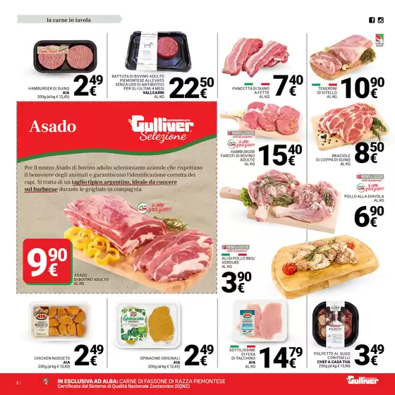 Volantino Gulliver | Il carrello ha i gusto della convenienza | 22/4/2025 - 1/5/2025