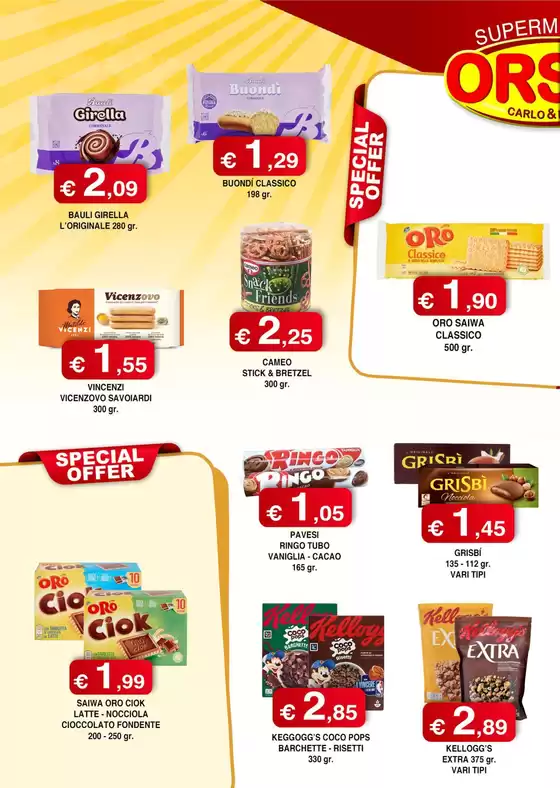 Volantino Orsini Market a Castel di Sangro | Offerte valide dal 22 aprile al 06 maggio | 22/4/2025 - 6/5/2025