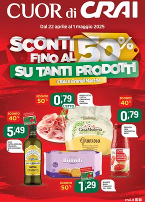 Volantino Crai a Crotone | Sconti fino al 50% | 22/4/2025 - 1/5/2025