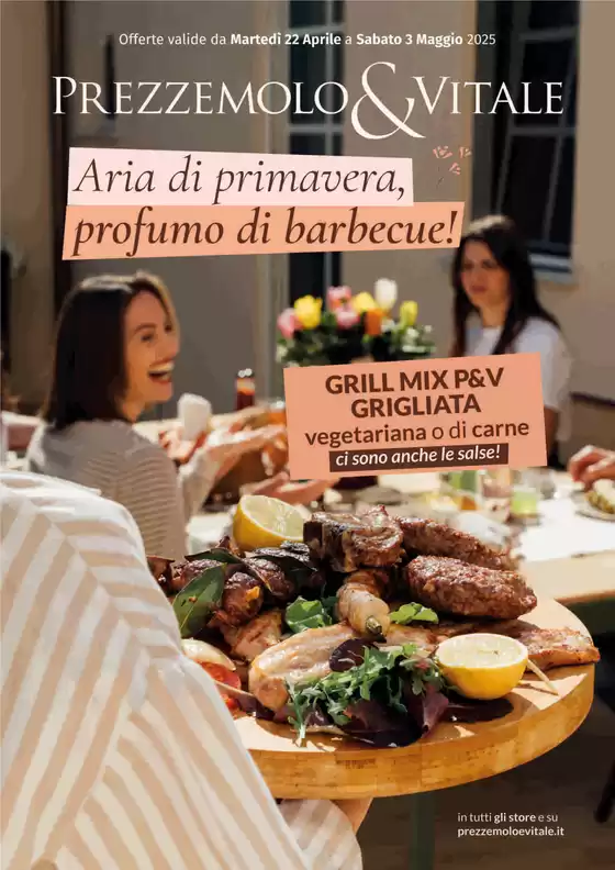 Volantino Prezzemolo & Vitale a Palermo | Aria di primavera, profumo di barbecue! | 22/4/2025 - 3/5/2025