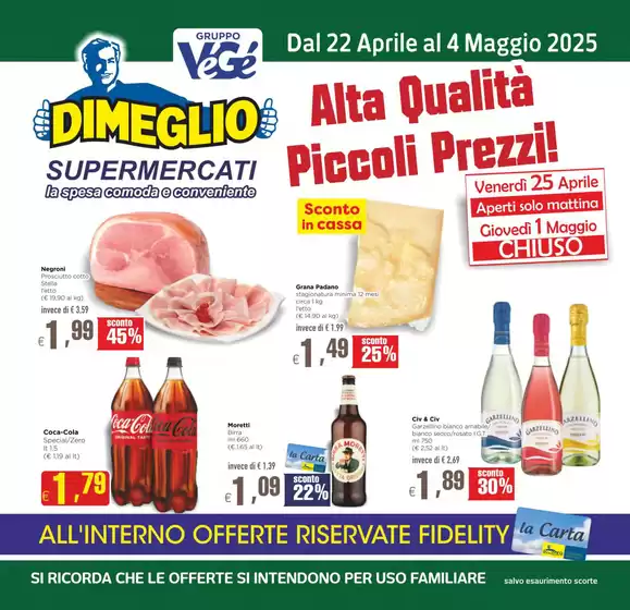Volantino Dimeglio a Modena | Alta Qualita piccoli prezzi! | 22/4/2025 - 3/5/2025