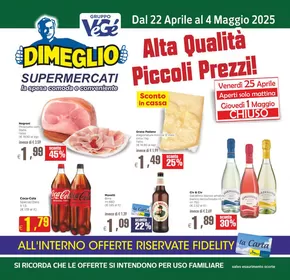 Volantino Dimeglio a Crevalcore | Alta Qualita piccoli prezzi! | 22/4/2025 - 3/5/2025
