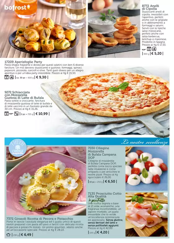 Volantino bofrost * a Milano | Irresistibili finger food | 22/4/2025 - 3/5/2025