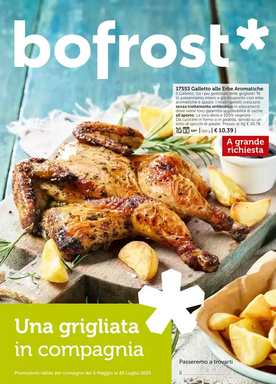 Volantino bofrost * a Milano | Una grigliata in compagnia | 5/5/2025 - 26/6/2025