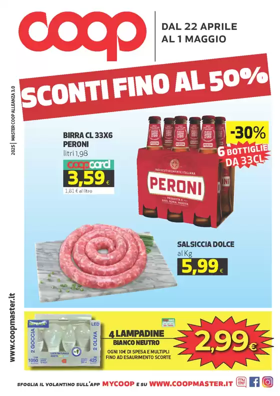 Volantino Coop a Melito di Porto Salvo | Sconti fino al 50% | 22/4/2025 - 1/5/2025