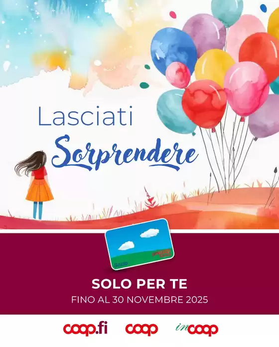 Volantino Coop a Siena | Catalogo Fidelizzazione 2025 | 22/4/2025 - 30/11/2025