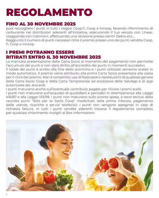 Volantino Coop a Siena | Catalogo Fidelizzazione 2025 | 22/4/2025 - 30/11/2025
