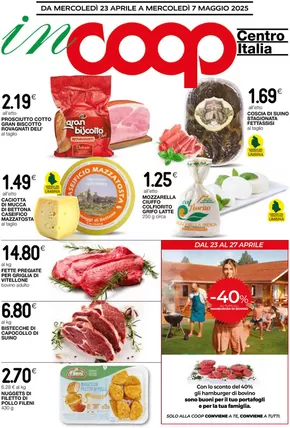 Volantino Coop a Foligno | DA MERCOLEDÌ 23 APRILE A MERCOLEDÌ 7 MAGGIO 2025 | 23/4/2025 - 7/5/2025