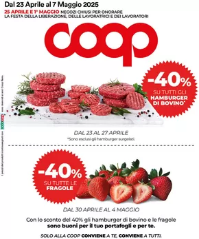 Volantino Coop a Bologna | Dal 23 aprile al 7 maggio 2025 | 23/4/2025 - 7/5/2025
