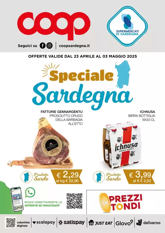 Volantino Coop a Sassari | Speciale Sardegna | 23/4/2025 - 3/5/2025