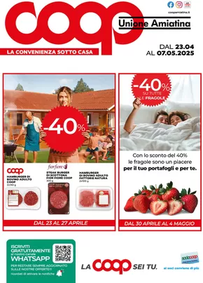 Volantino Coop a Siena | LA CONVENIENZA SOTTO CASA | 23/4/2025 - 7/5/2025