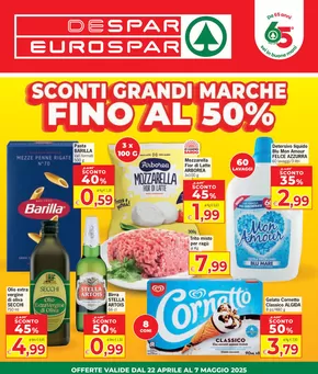 Volantino Despar a Arzachena | Fino al 50% | 22/4/2025 - 7/5/2025