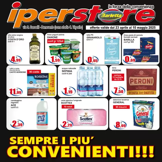 Volantino Iperstore Barletta a Benevento | Sempre i piu convenienti!!! | 23/4/2025 - 10/5/2025