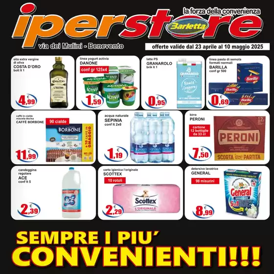Volantino Iperstore Barletta a Atripalda | Sempre i piu convenienti!!! | 23/4/2025 - 10/5/2025