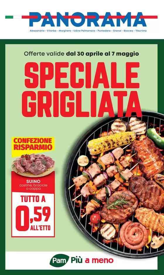 Volantino Panorama a Villorba | Speciale grigliata | 30/4/2025 - 7/5/2025