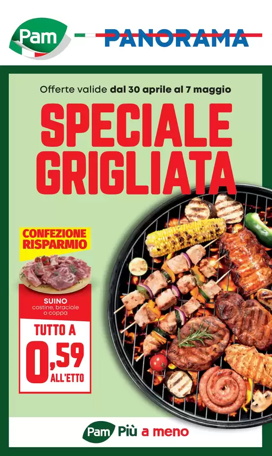 Volantino Panorama a Guidonia Montecelio | Speciale grigliata | 30/4/2025 - 7/5/2025