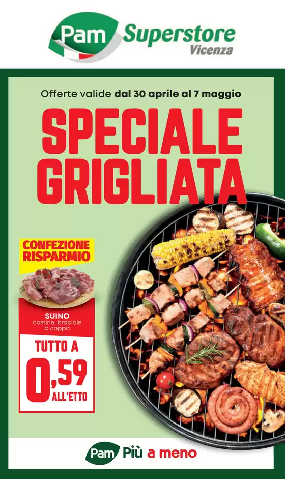 Volantino Pam | Speciale grigliata | 30/4/2025 - 7/5/2025