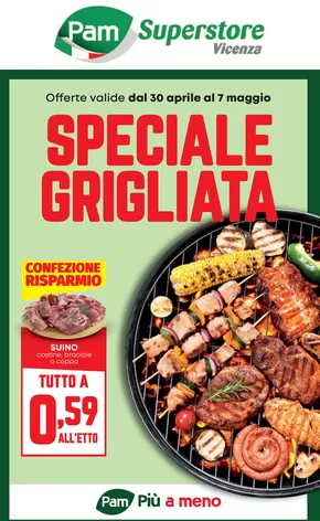 Volantino Pam a San Vito di Leguzzano | Speciale grigliata | 30/4/2025 - 7/5/2025