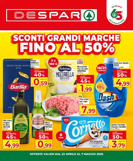 Volantino Despar a Cagliari | Fino al 50% | 22/4/2025 - 7/5/2025