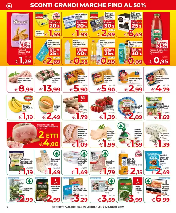 Volantino Despar a Cagliari | Fino al 50% | 22/4/2025 - 7/5/2025