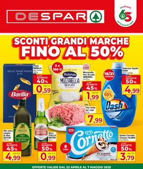 Volantino Despar | Fino al 50% | 22/4/2025 - 7/5/2025