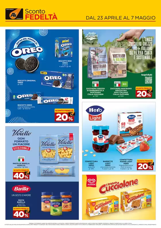 Volantino Alì e Alìper a Albignasego | Sconto fedeltà | 23/4/2025 - 7/5/2025