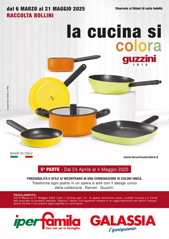 Volantino Galassia a Fiorenzuola d'Arda | Raccolta bollini | 24/4/2025 - 4/5/2025