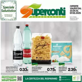Volantino Superconti a Terni | La certezza del risparmio | 23/4/2025 - 7/5/2025