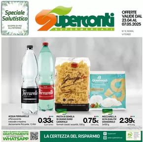 Volantino Superconti | La certezza del risparmio | 23/4/2025 - 7/5/2025