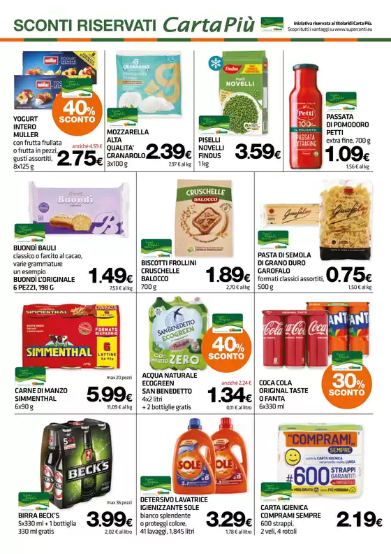Volantino Superconti | In Superconti | 23/4/2025 - 7/5/2025