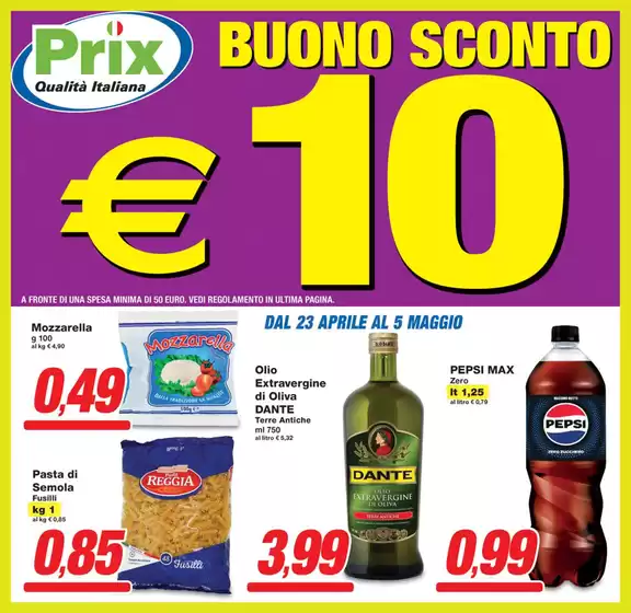 Volantino Prix a Mestre | Buono sconto | 23/4/2025 - 5/5/2025