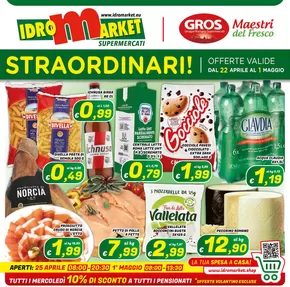 Volantino Idromarket a Roma | Straordinari! | 22/4/2025 - 1/5/2025