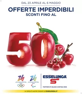 Volantino Esselunga a Corte Franca | Sconti fino al 50% | 23/4/2025 - 6/5/2025